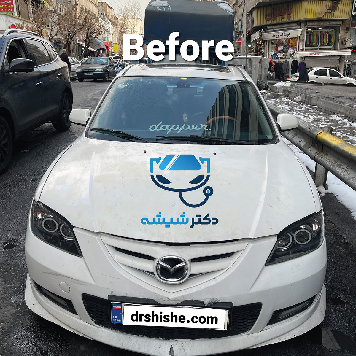 تعویض شیشه ماشین مزدا 3