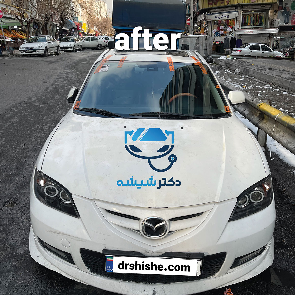 تعویض شیشه ماشین مزدا 3